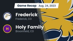 Recap: Frederick  vs. Holy Family  2023
