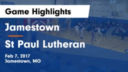 Jamestown  vs St Paul Lutheran Game Highlights - Feb 7, 2017