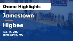 Jamestown  vs Higbee Game Highlights - Feb 14, 2017