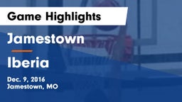 Jamestown  vs Iberia  Game Highlights - Dec. 9, 2016