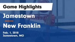 Jamestown  vs New Franklin  Game Highlights - Feb. 1, 2018