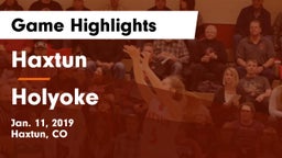 Haxtun  vs Holyoke  Game Highlights - Jan. 11, 2019