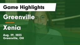Greenville  vs Xenia  Game Highlights - Aug. 29, 2023