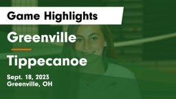 Greenville  vs Tippecanoe  Game Highlights - Sept. 18, 2023