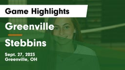 Greenville  vs Stebbins  Game Highlights - Sept. 27, 2023