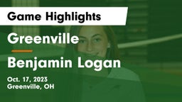 Greenville  vs Benjamin Logan  Game Highlights - Oct. 17, 2023