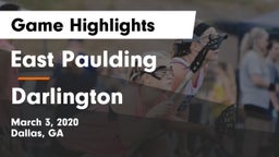 East Paulding  vs Darlington Game Highlights - March 3, 2020
