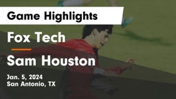 Fox Tech  vs Sam Houston  Game Highlights - Jan. 5, 2024