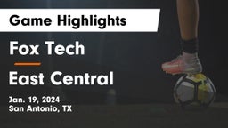 Fox Tech  vs East Central  Game Highlights - Jan. 19, 2024