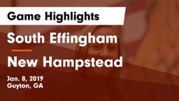 South Effingham  vs New Hampstead  Game Highlights - Jan. 8, 2019