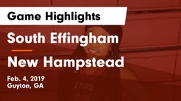 South Effingham  vs New Hampstead  Game Highlights - Feb. 4, 2019