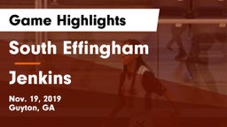 South Effingham  vs Jenkins  Game Highlights - Nov. 19, 2019