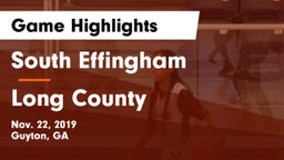 South Effingham  vs Long County  Game Highlights - Nov. 22, 2019