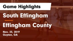 South Effingham  vs Effingham County  Game Highlights - Nov. 23, 2019