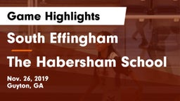 South Effingham  vs The Habersham School Game Highlights - Nov. 26, 2019