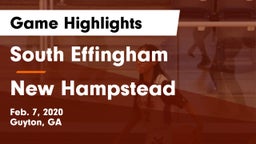 South Effingham  vs New Hampstead  Game Highlights - Feb. 7, 2020