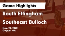 South Effingham  vs Southeast Bulloch  Game Highlights - Nov. 20, 2020