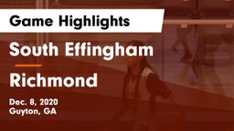 South Effingham  vs Richmond  Game Highlights - Dec. 8, 2020