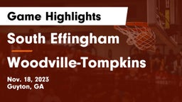 South Effingham  vs Woodville-Tompkins  Game Highlights - Nov. 18, 2023