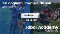 Matchup: Buckingham Browne & vs. Tabor Academy  2017