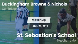 Matchup: Buckingham Browne & vs. St. Sebastian's School 2019