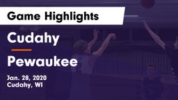 Cudahy  vs Pewaukee  Game Highlights - Jan. 28, 2020