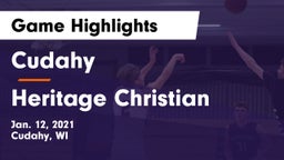 Cudahy  vs Heritage Christian  Game Highlights - Jan. 12, 2021