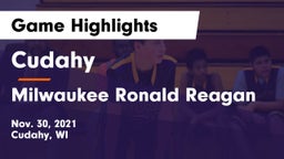 Cudahy  vs Milwaukee Ronald Reagan  Game Highlights - Nov. 30, 2021