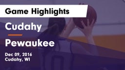 Cudahy  vs Pewaukee  Game Highlights - Dec 09, 2016