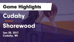 Cudahy  vs Shorewood  Game Highlights - Jan 20, 2017