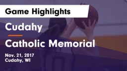 Cudahy  vs Catholic Memorial Game Highlights - Nov. 21, 2017