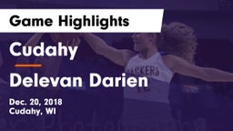 Cudahy  vs Delevan Darien Game Highlights - Dec. 20, 2018