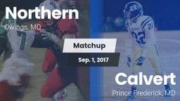 Matchup: Northern  vs. Calvert  2017