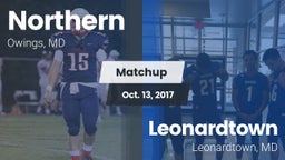 Matchup: Northern  vs. Leonardtown  2017