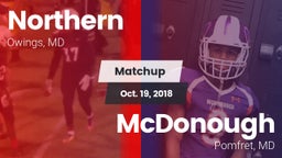 Matchup: Northern  vs. McDonough  2018