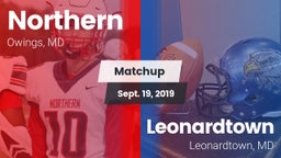 Matchup: Northern  vs. Leonardtown  2019