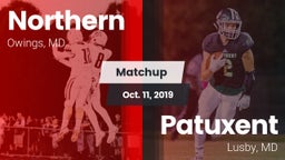 Matchup: Northern  vs. Patuxent  2019