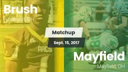 Matchup: Brush  vs. Mayfield  2017