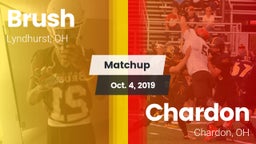 Matchup: Brush  vs. Chardon  2019