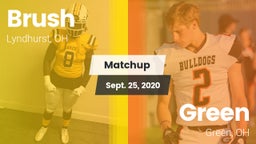 Matchup: Brush  vs. Green  2020
