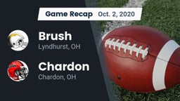 Recap: Brush  vs. Chardon  2020