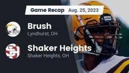 Recap: Brush  vs. Shaker Heights  2023