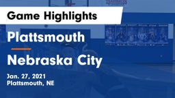Plattsmouth  vs Nebraska City  Game Highlights - Jan. 27, 2021