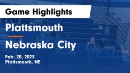 Plattsmouth  vs Nebraska City  Game Highlights - Feb. 20, 2023