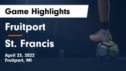 Fruitport  vs St. Francis  Game Highlights - April 23, 2022