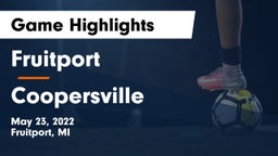 Fruitport  vs Coopersville  Game Highlights - May 23, 2022