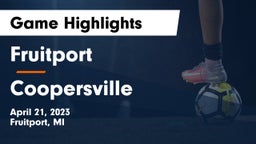 Fruitport  vs Coopersville  Game Highlights - April 21, 2023