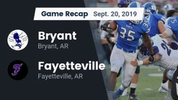 Recap: Bryant  vs. Fayetteville  2019