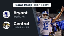 Recap: Bryant  vs. Central  2019