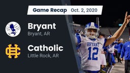 Recap: Bryant  vs. Catholic  2020